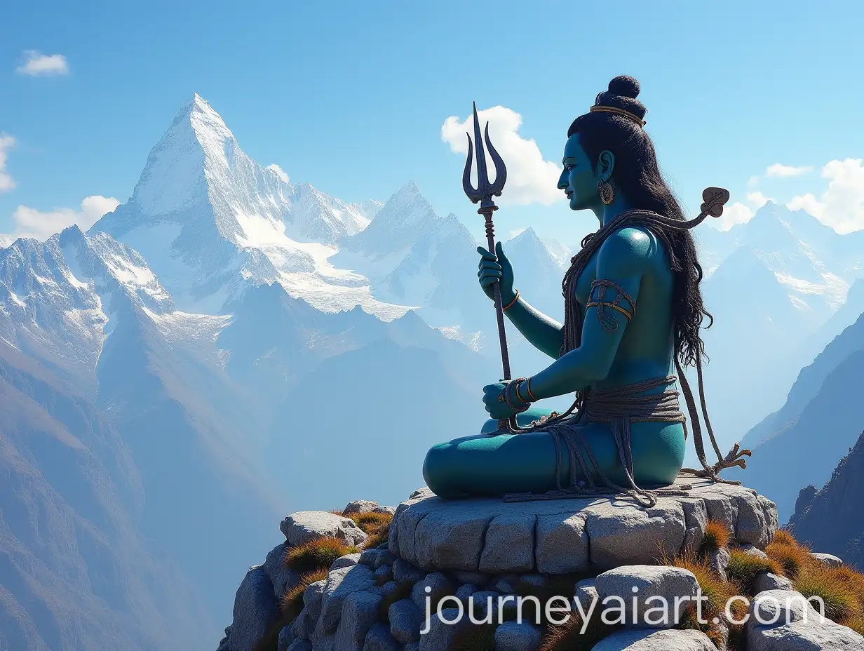 Lord-Shiva-Meditating-in-the-Himalayas