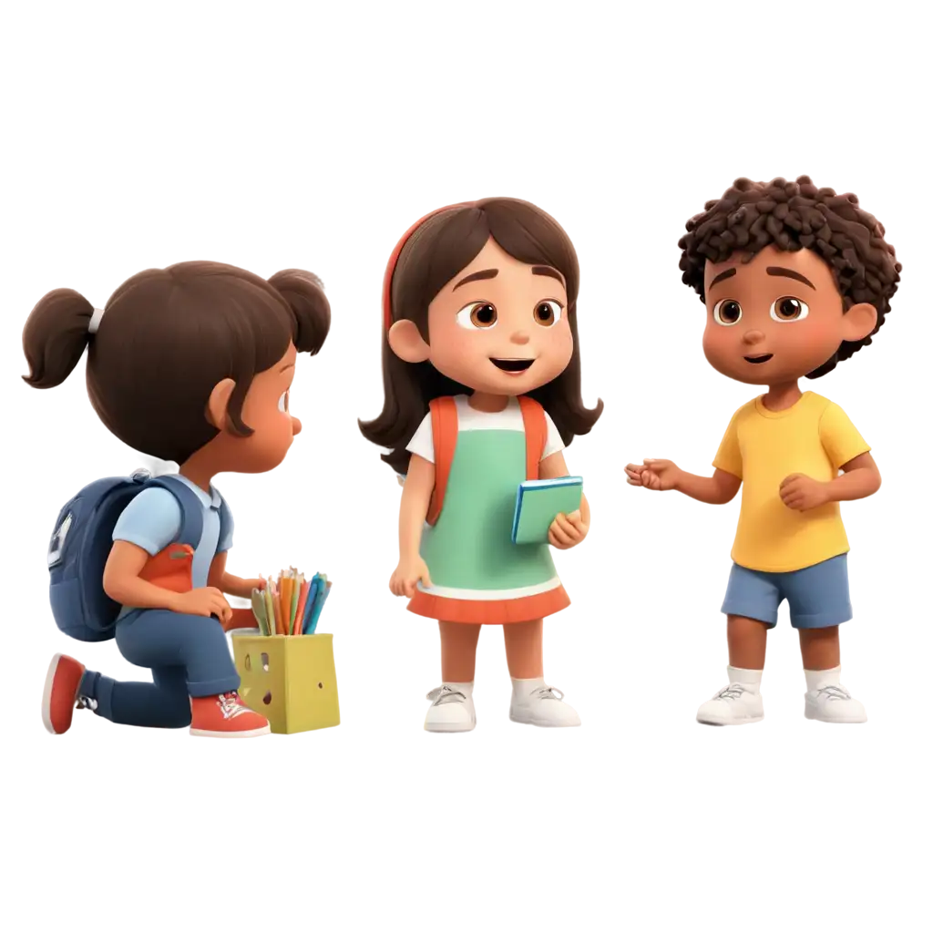 Smol-Cartoon-Kids-Playing-a-Game-PNG-Image-for-Fun-and-Engaging-Visuals