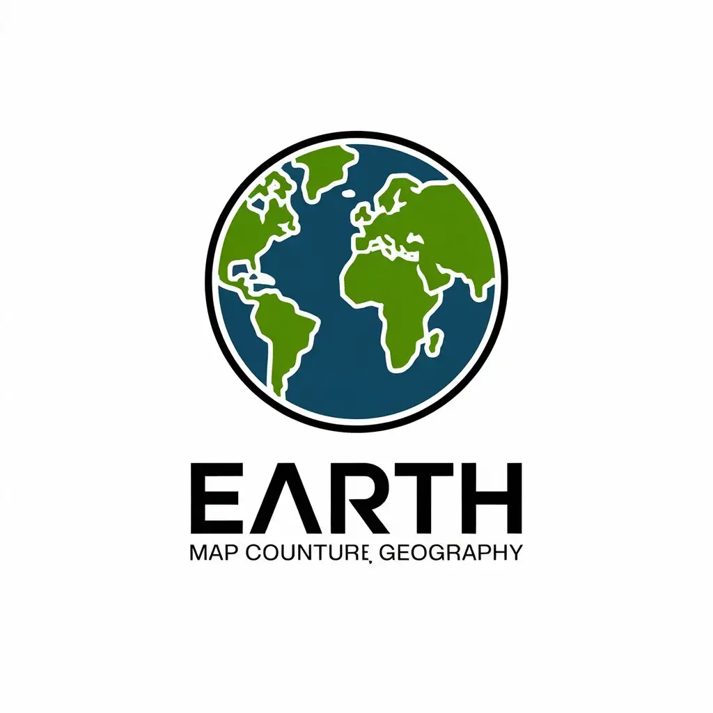 LOGO Design for Earth Map Country Culture Geography with Travel Industry Theme