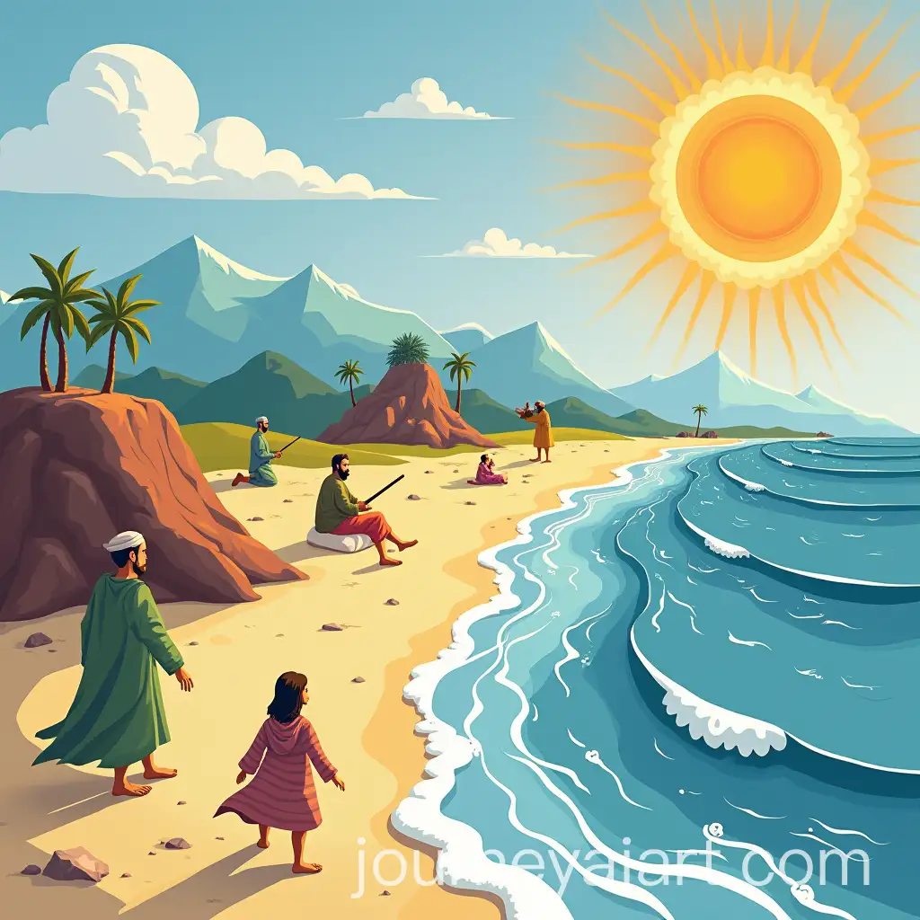 Colorful-Illustrations-of-Earths-Creation-from-the-Bible