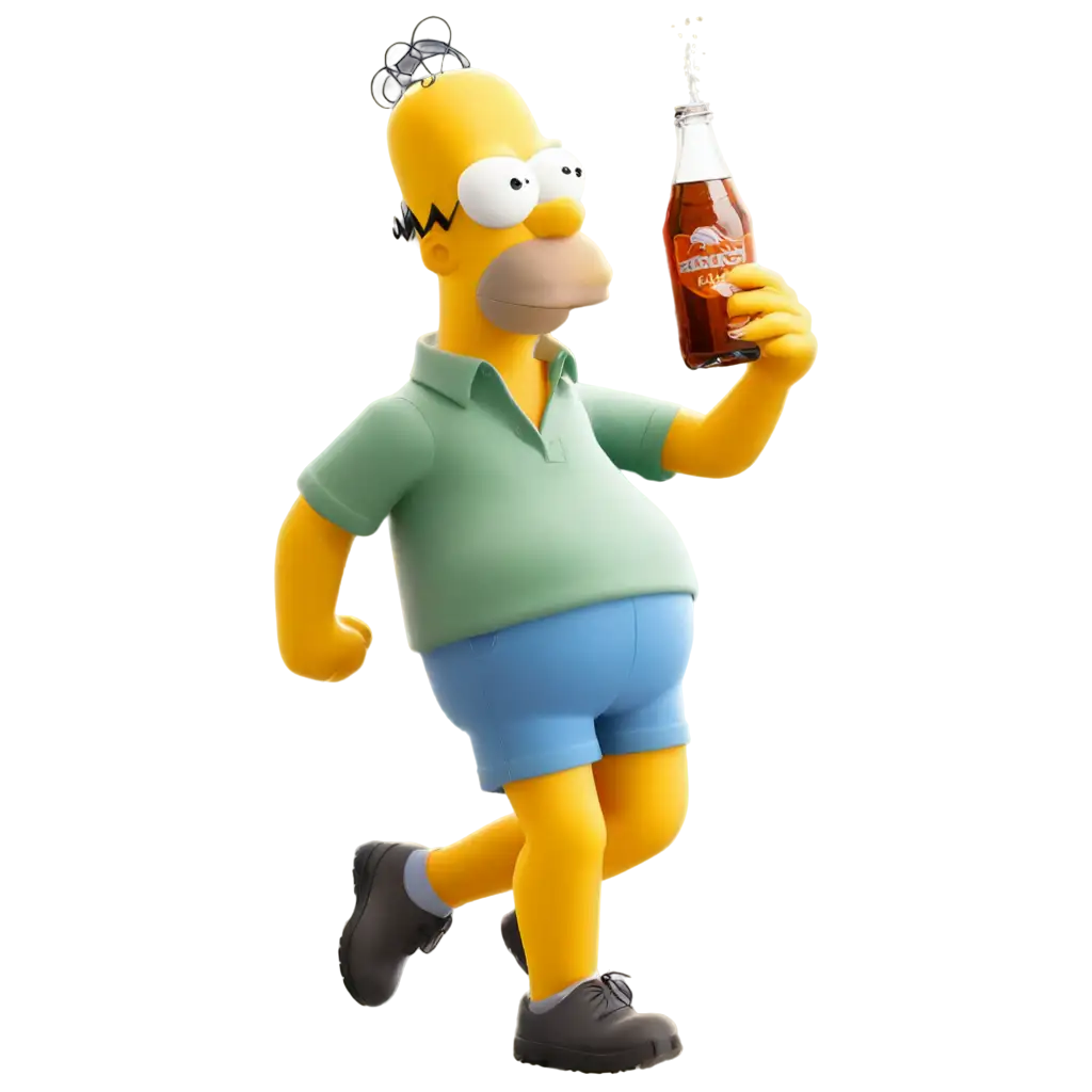 HOMER-Simpson-Drinking-Chopp-HighQuality-PNG-Image-for-Various-Uses