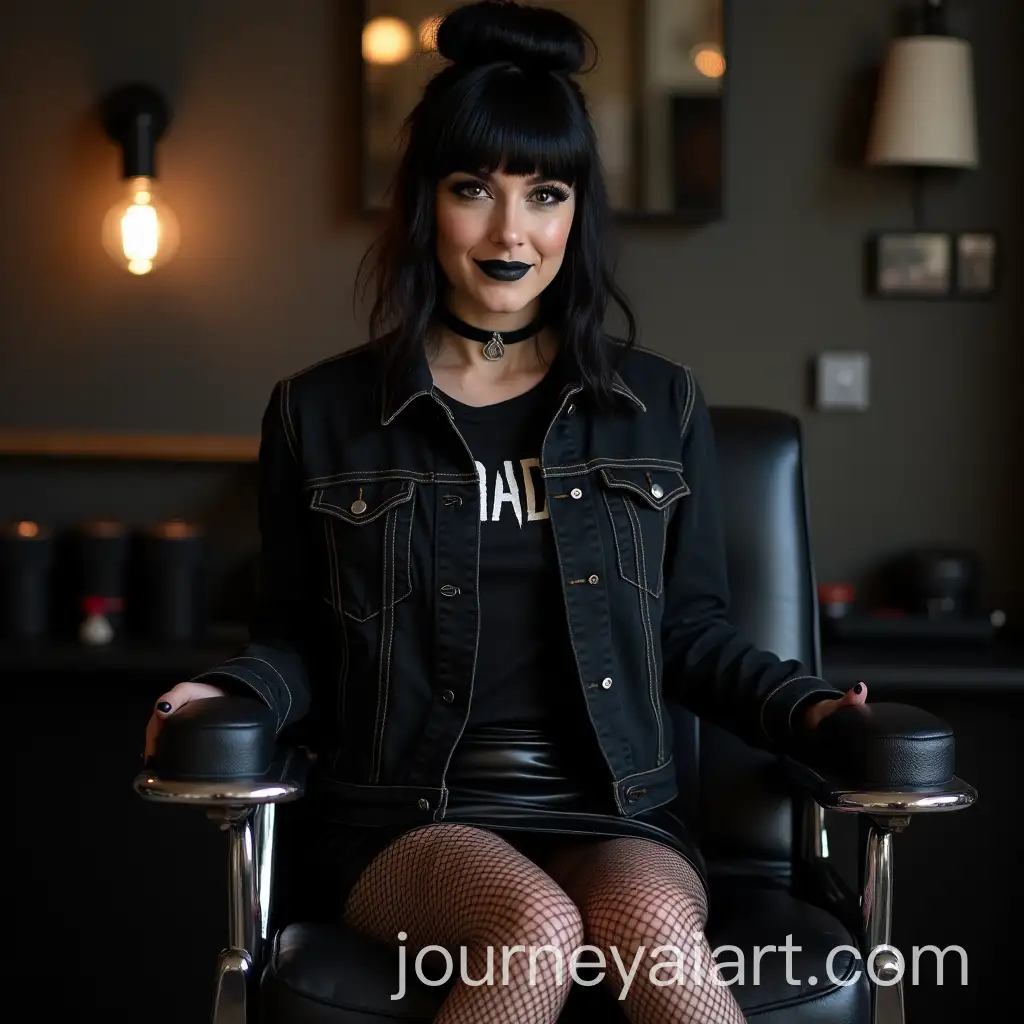 22YearOld-British-Goth-Woman-Smiling-in-Barbershop-Chair-with-Bold-Makeup-and-Fashion