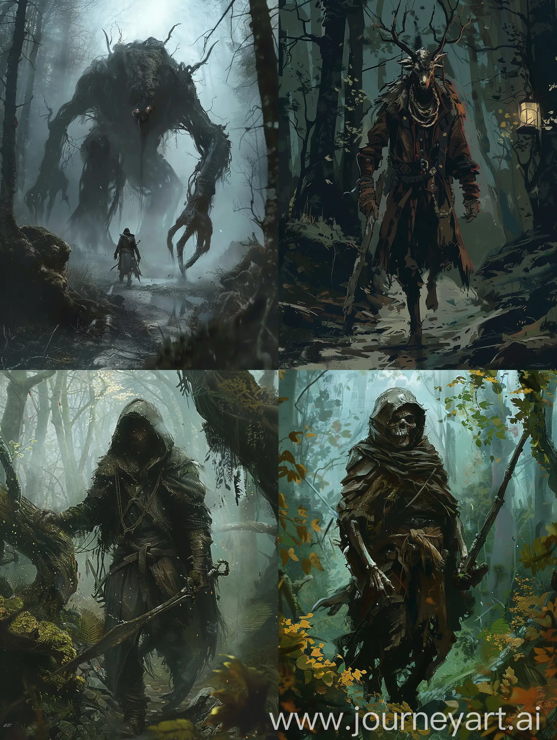 Dark-Fantasy-DD-Character-Walking-in-Enchanted-Woods