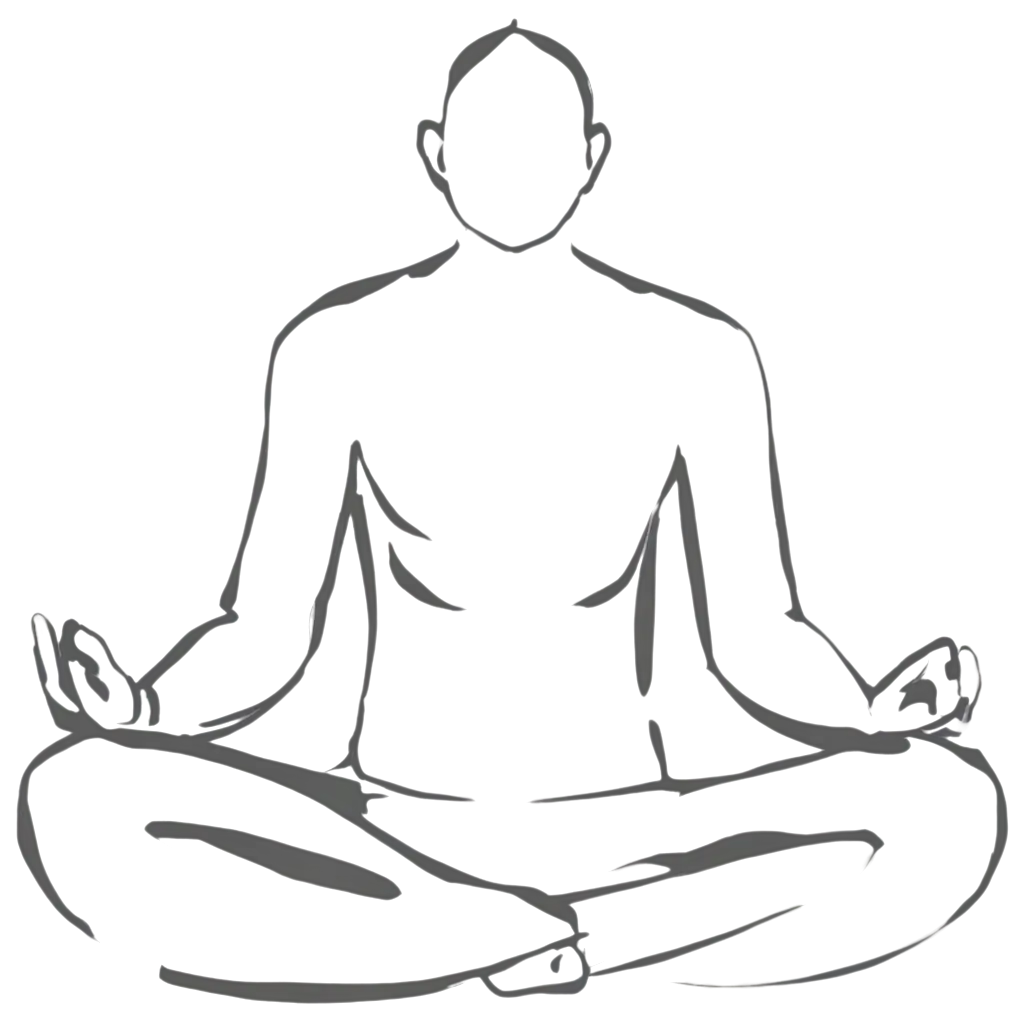 Stunning-White-PNG-Icon-for-Meditation-Enhance-Your-Digital-Presence