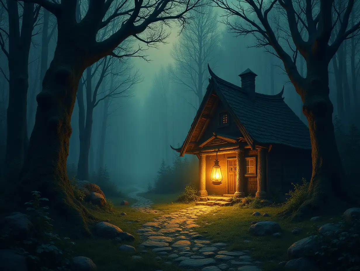 The tiny village of Eldermist was nestled deep within a forest where trees whispered secrets only the wind understood. At the heart of the village stood an ancient lantern, glowing with an eternal golden light. No one knew who had lit it or how it continued to burn, but every villager believed it protected them from the shadows of the forest. Legends warned of creatures lurking beyond the trees—beasts of shadow and smoke that feasted on despair. But the light from the lantern kept them at bay. Eldermist thrived under its glow for generations. One fateful night, the lantern's light began to dim.