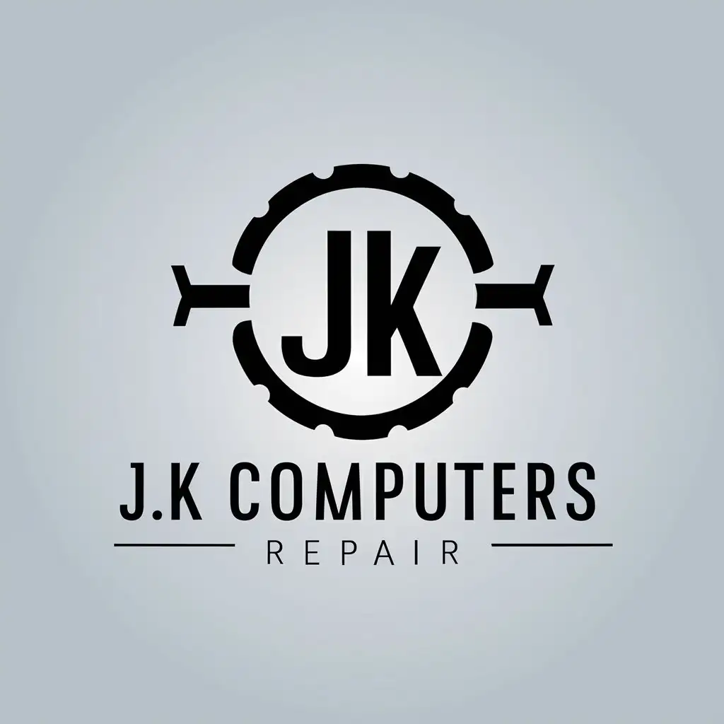 LOGO-Design-For-JK-COMPUTERS-Sleek-Vector-Logo-with-Computer-Repair-Theme