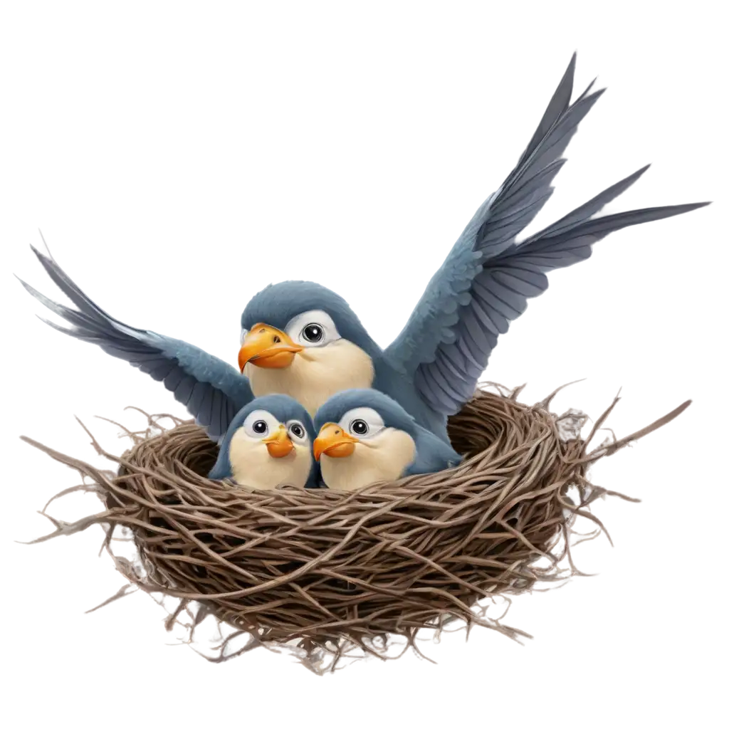 Birds-in-the-Nest-PNG-Image-Perfect-for-Nature-and-Wildlife-Designs