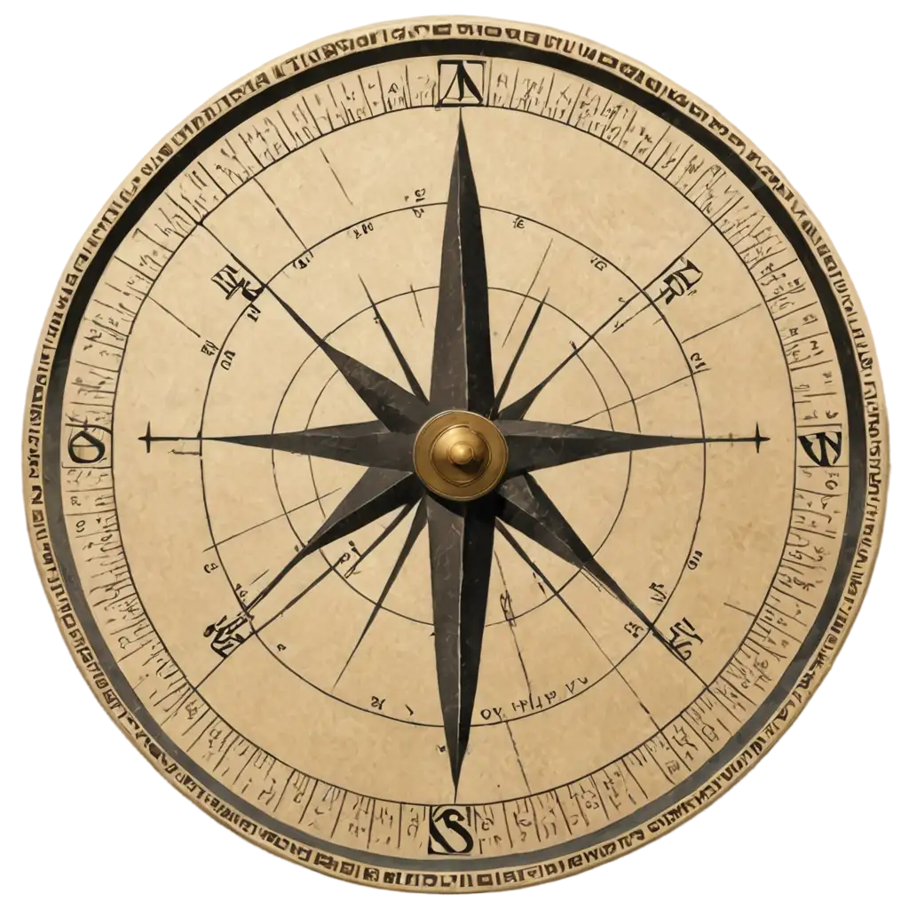 Ancient-Real-Compass-PNG-Image-for-Historical-and-Nautical-Themed-Projects