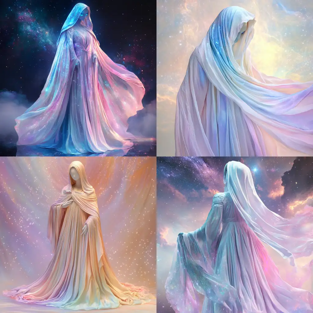 Celestial-Enchantress-in-Ethereal-Hooded-Robe-Gliding-Through-the-Cosmos