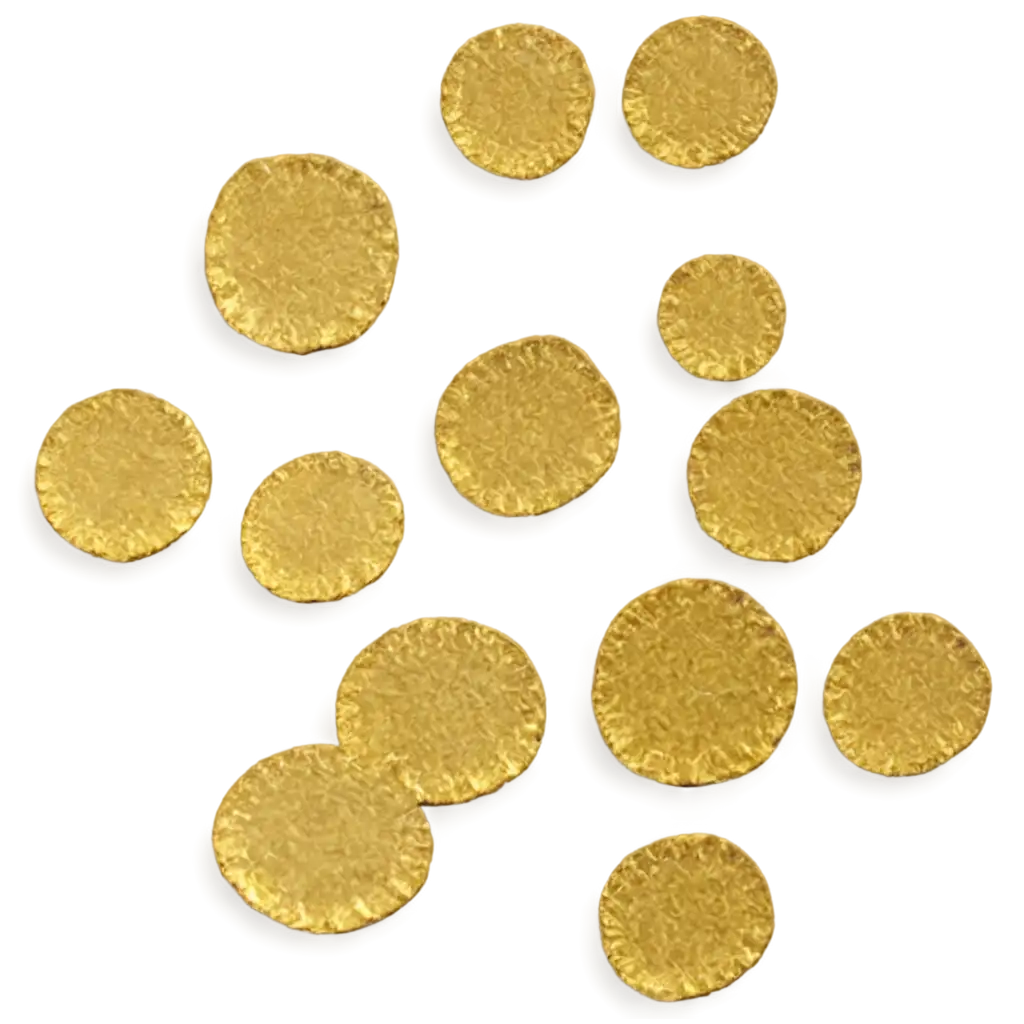 Round-Gold-Brown-Chips-PNG-Image-High-Quality-and-Versatile-Design