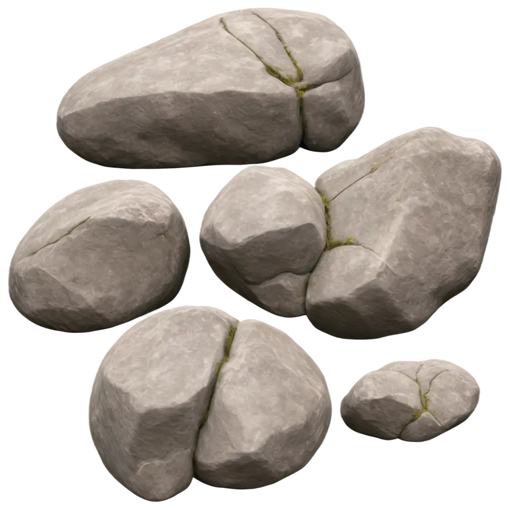 Photorealistic-Big-Rocks-PNG-Image-for-HighResolution-Octane-Rendering