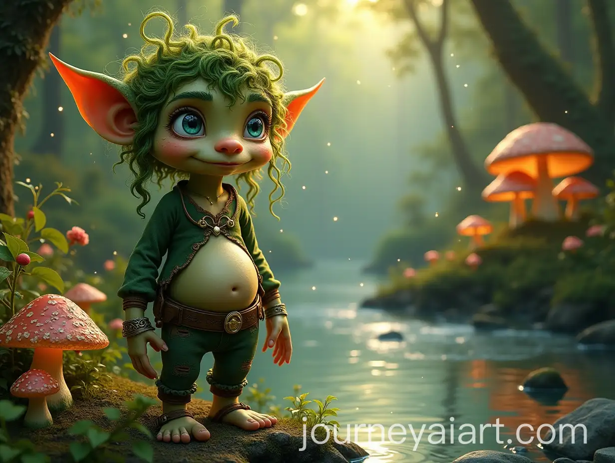 Mystical-MossGreen-Troll-in-a-Vibrant-Forest-by-a-Glowing-River