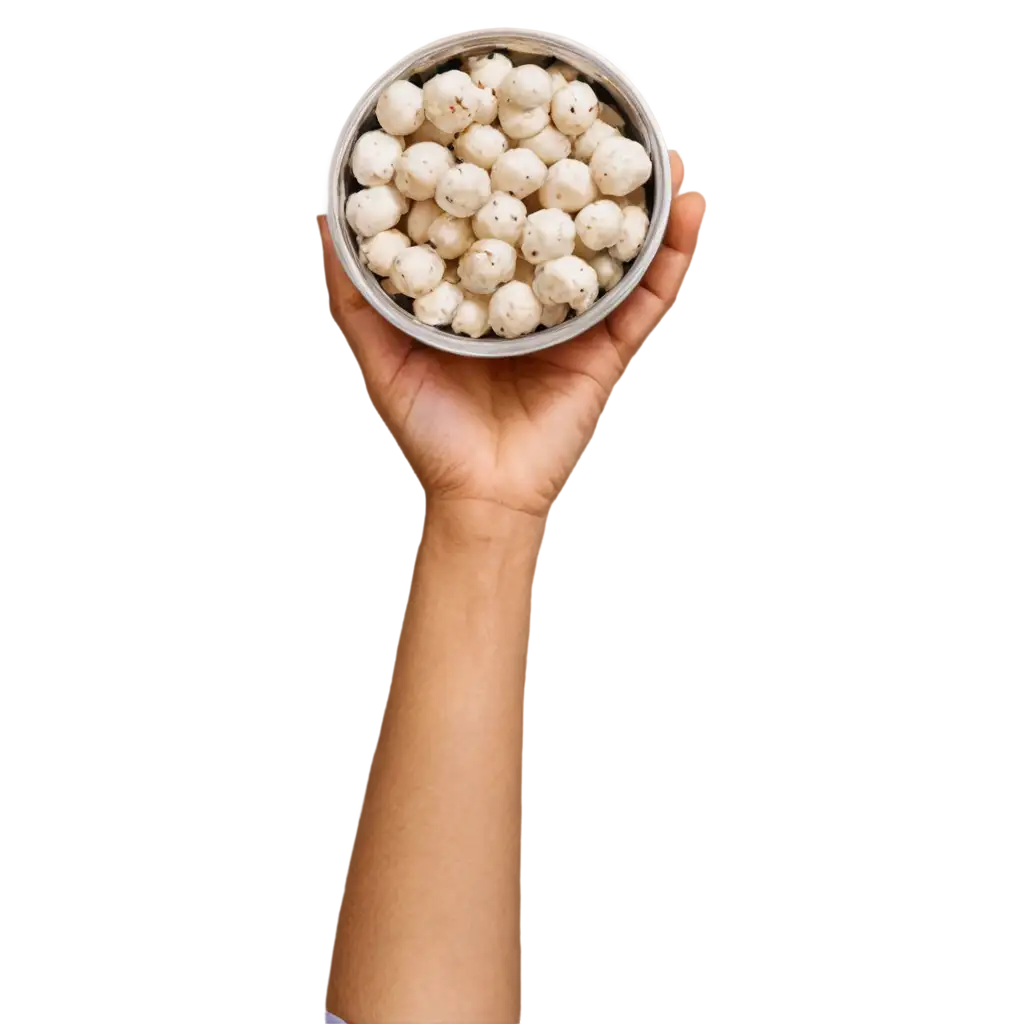 Makhana-in-Hand-PNG-HighQuality-Image-for-Clear-and-Crisp-Designs