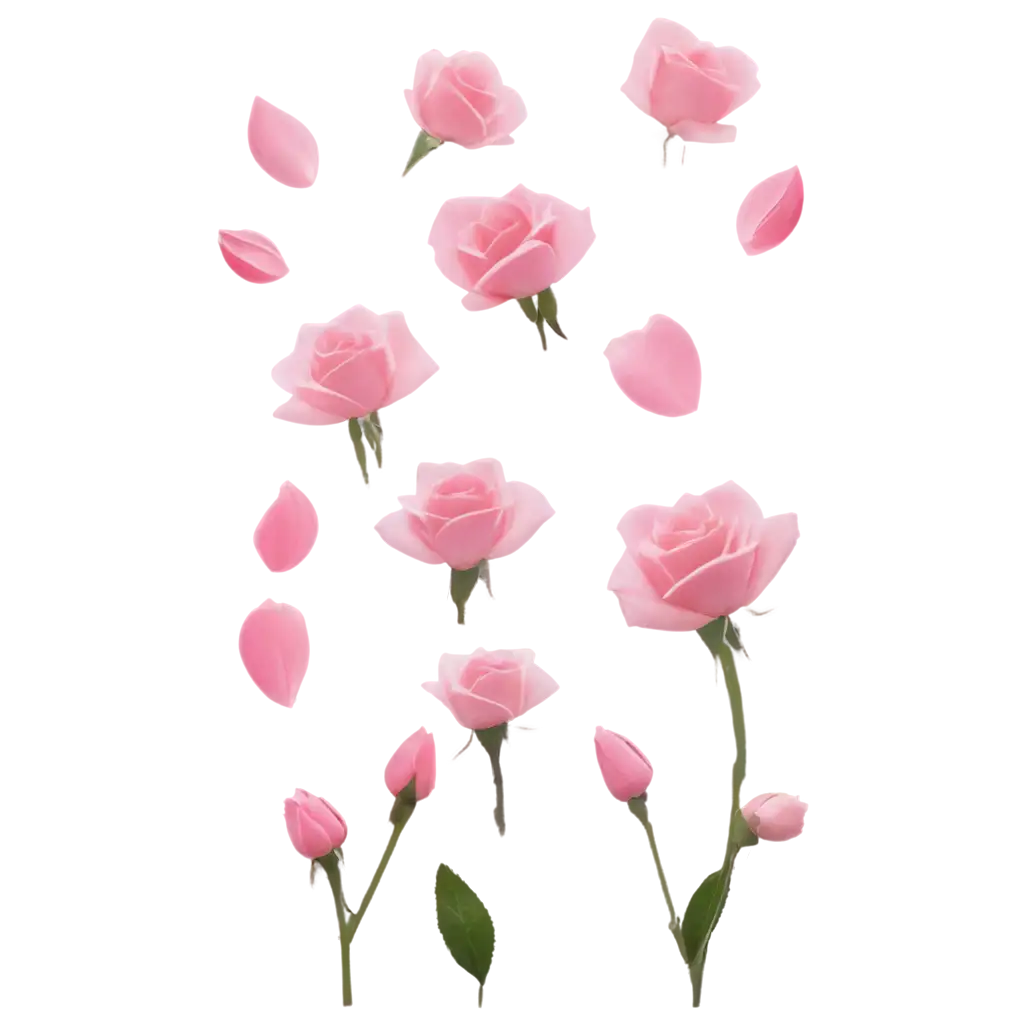 Flying-Rose-Petals-PNG-Image-for-Creative-Designs-and-HighQuality-Graphics