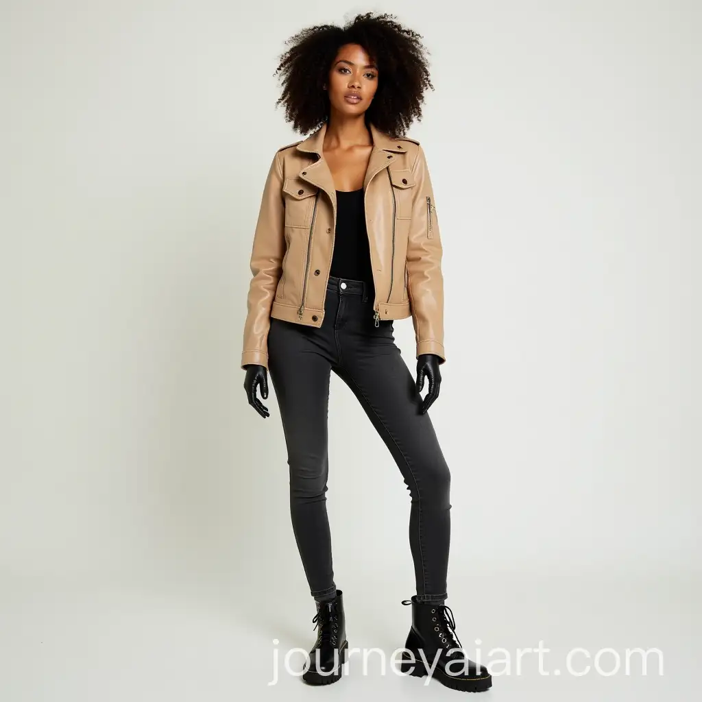 Stylish-Woman-in-Dark-Curly-Hair-and-Leather-Outfit