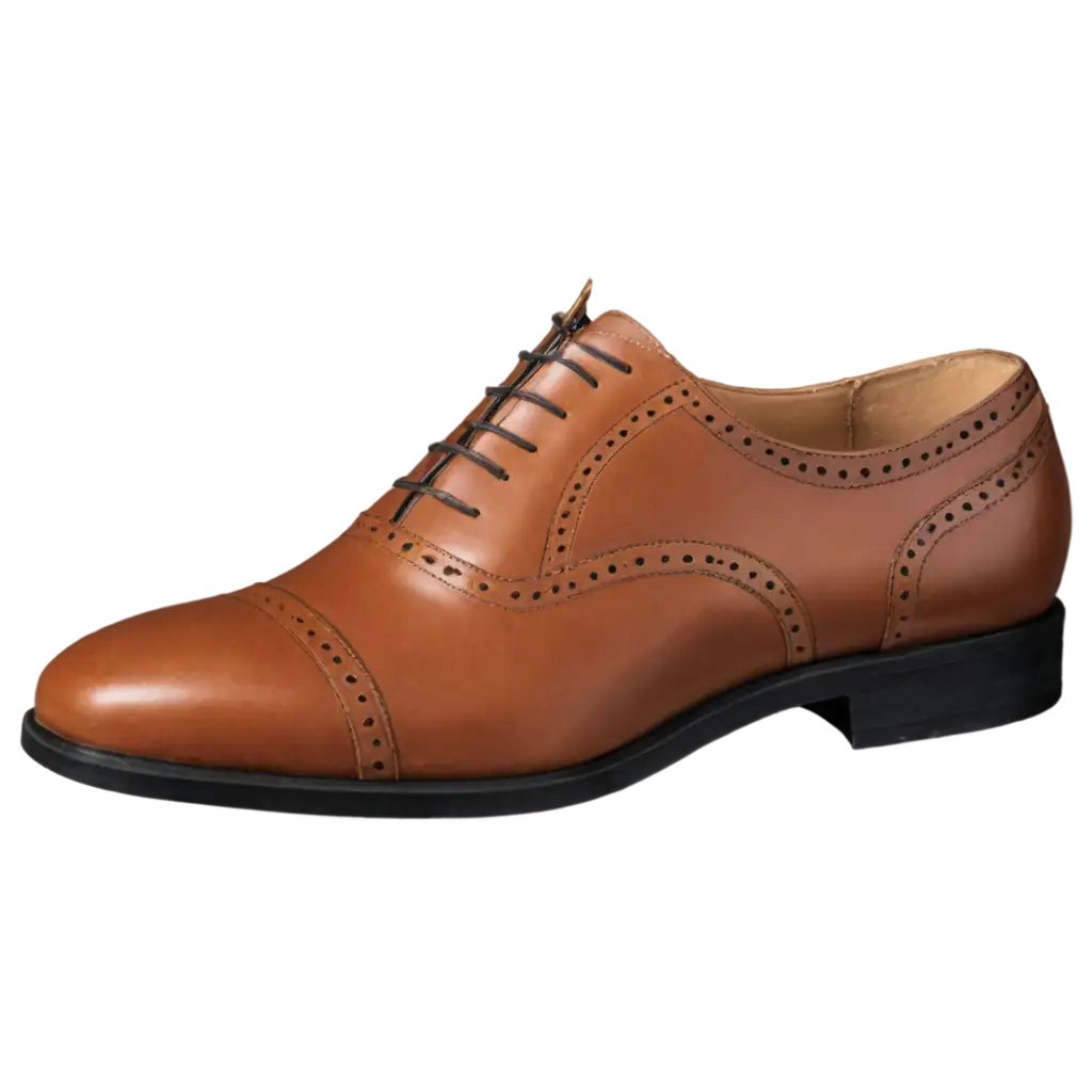 Oxford-Shoes-PNG-Image-HighQuality-Transparent-Footwear-Design-for-Versatile-Use