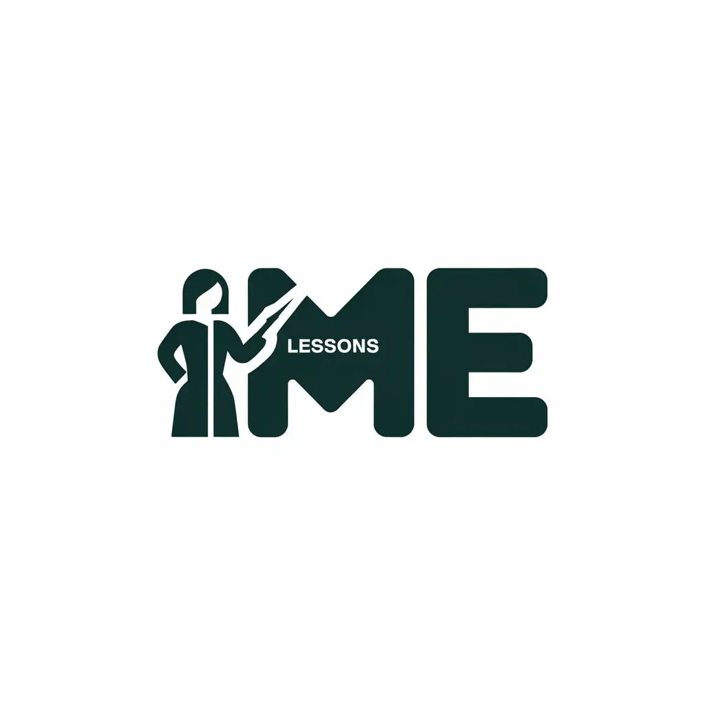 LOGO Design for IME Vector Design with Female Teacher Lessons Theme