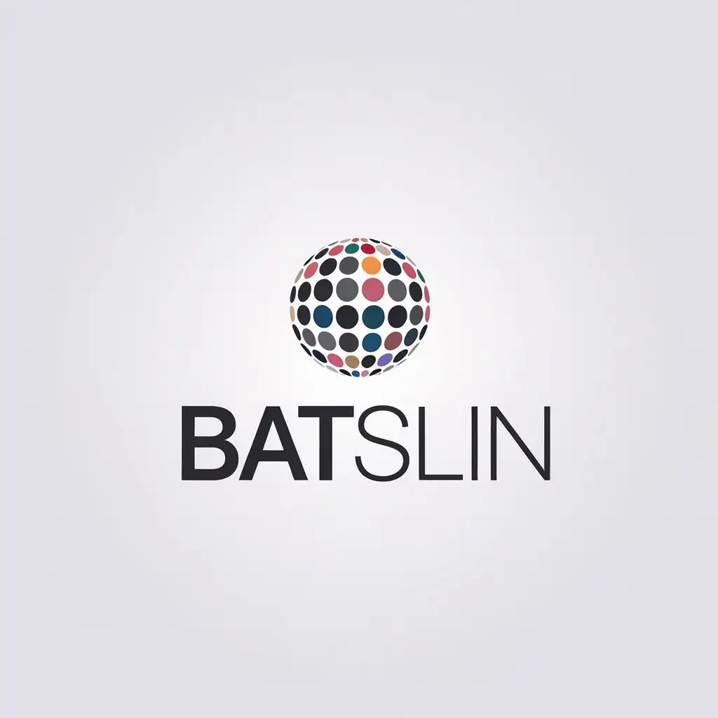 LOGO Design for BATSLIN Minimalistic Vector Logo for Entertainment Industry