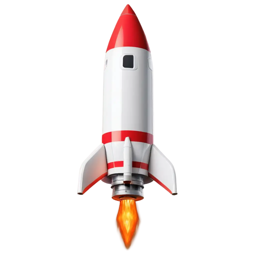 Realistic-White-Space-Rocket-PNG-Image-for-HighQuality-Visual-Content