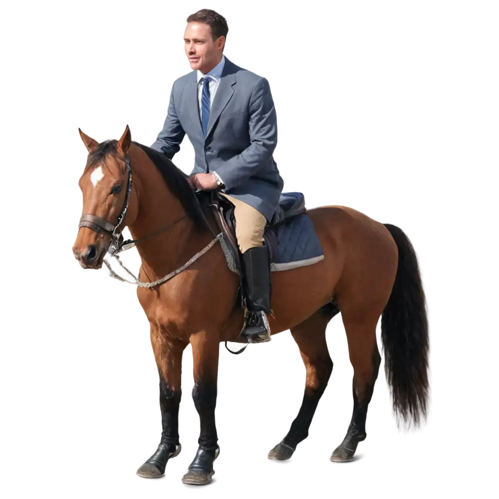 A-Man-Sitting-on-a-Horse-PNG-Image-HighQuality-and-Versatile-for-Digital-Projects