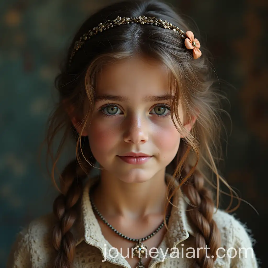 Young-Girl-Wearing-Scarf-Outdoors