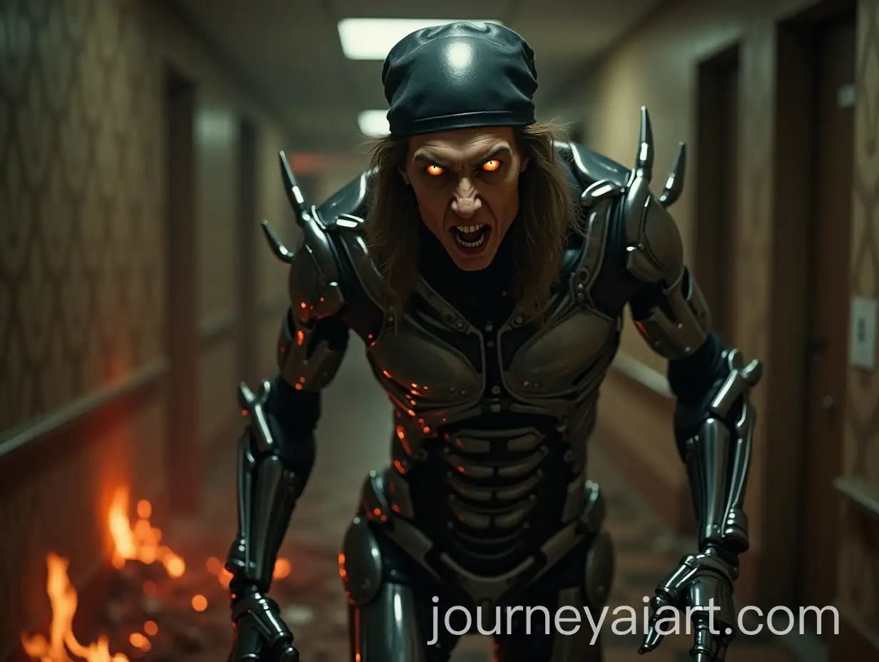 Sinister-Cyborg-Man-in-Abandoned-Hospital-Corridor