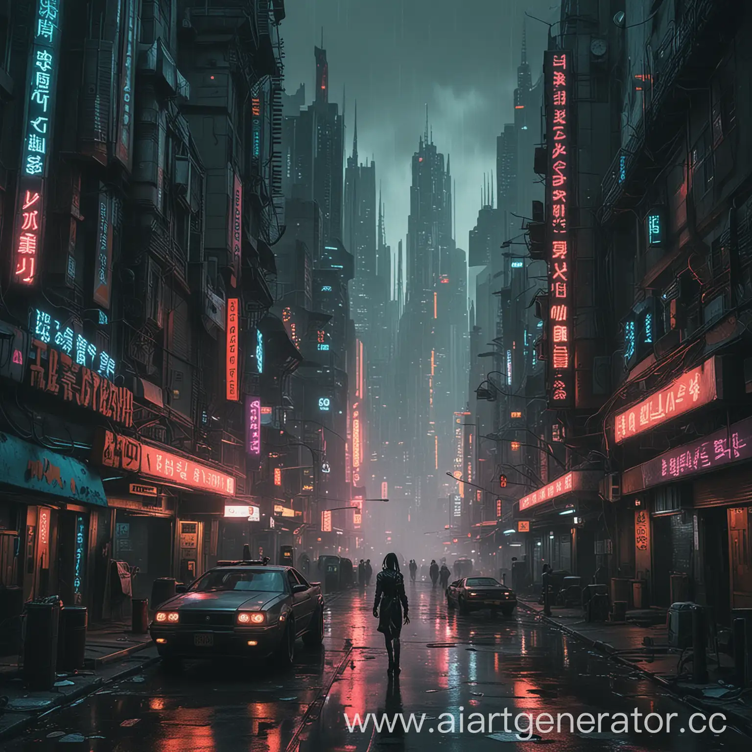 Futuristic-Cityscape-in-Cyberpunk-Style