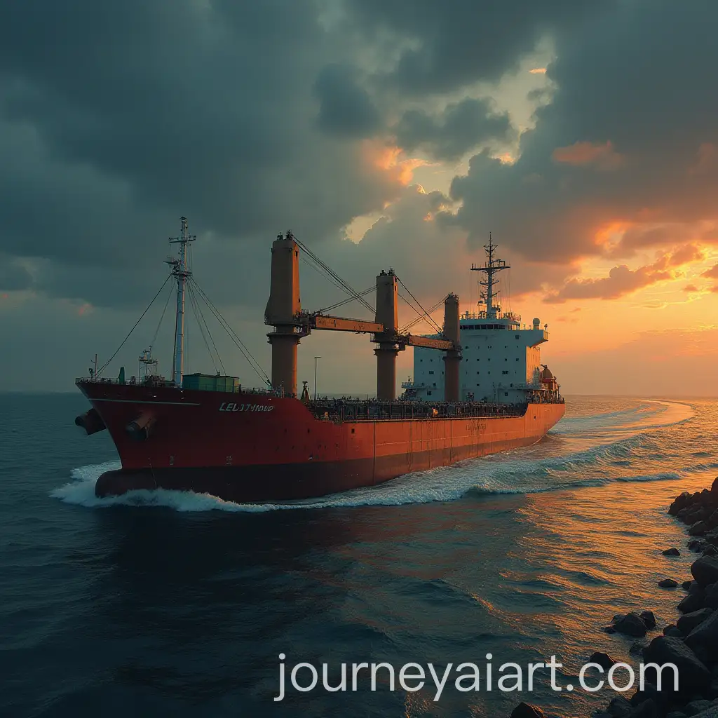 Serene-Harbor-with-Boat-at-Dusk