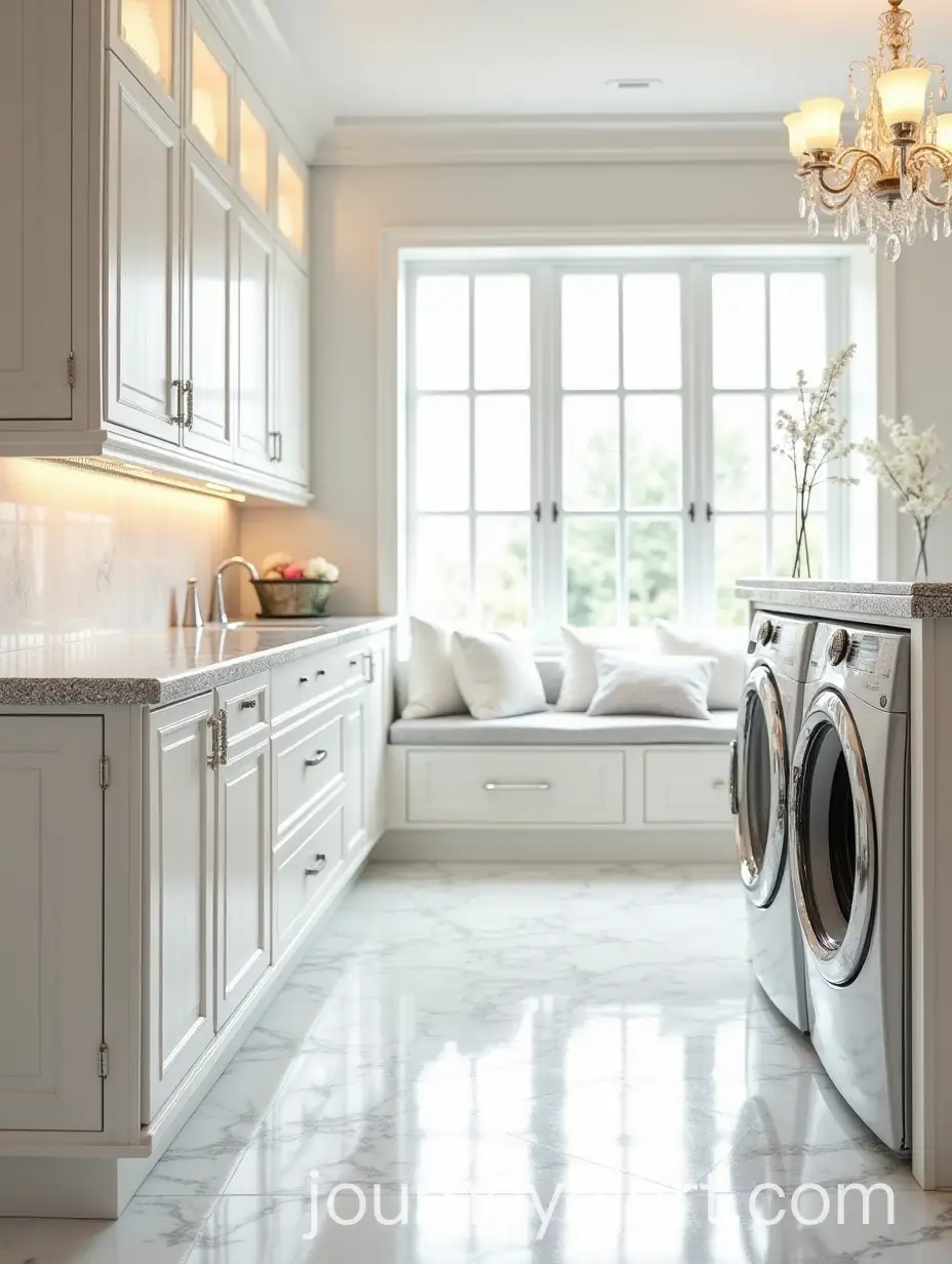 Luxury-Laundry-Room-with-Diamond-Accents-and-Marble-Countertops