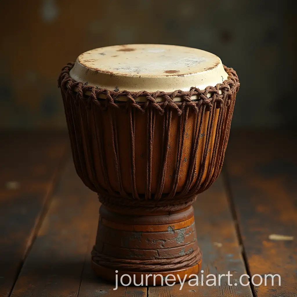 Ultra-Realistic-African-Fontonfrom-Drum-with-Intricate-Detailing