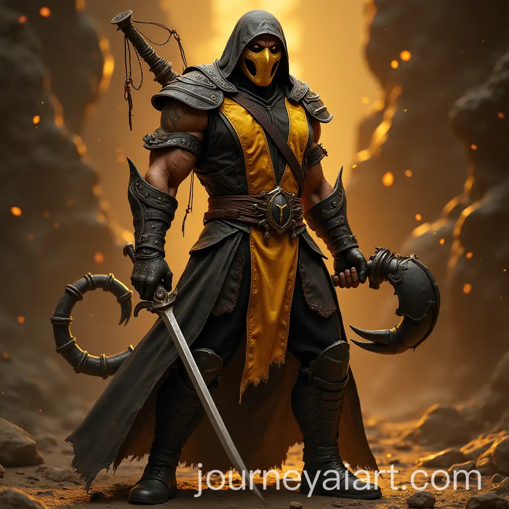 Scorpion-from-Mortal-Kombat-Ready-for-Battle