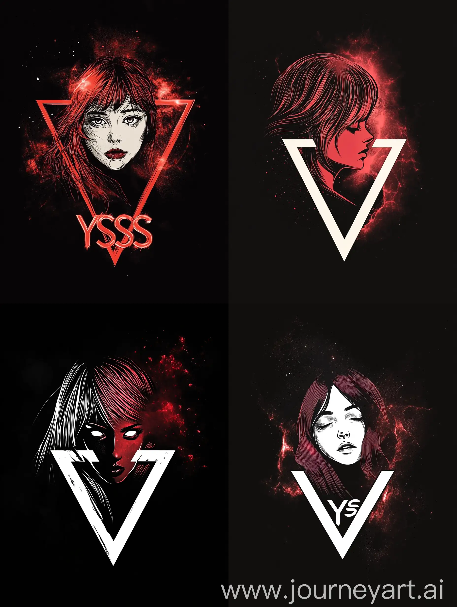 Sad-Girl-Surrounded-by-YSS-Logo