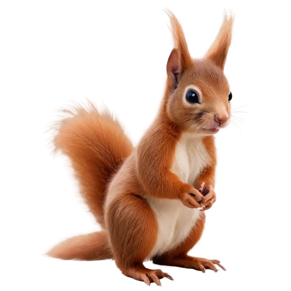 Realistic-Red-Squirrel-with-Fluffy-Tail-PNG-Image-Capturing-Natures-Charm-in-High-Quality