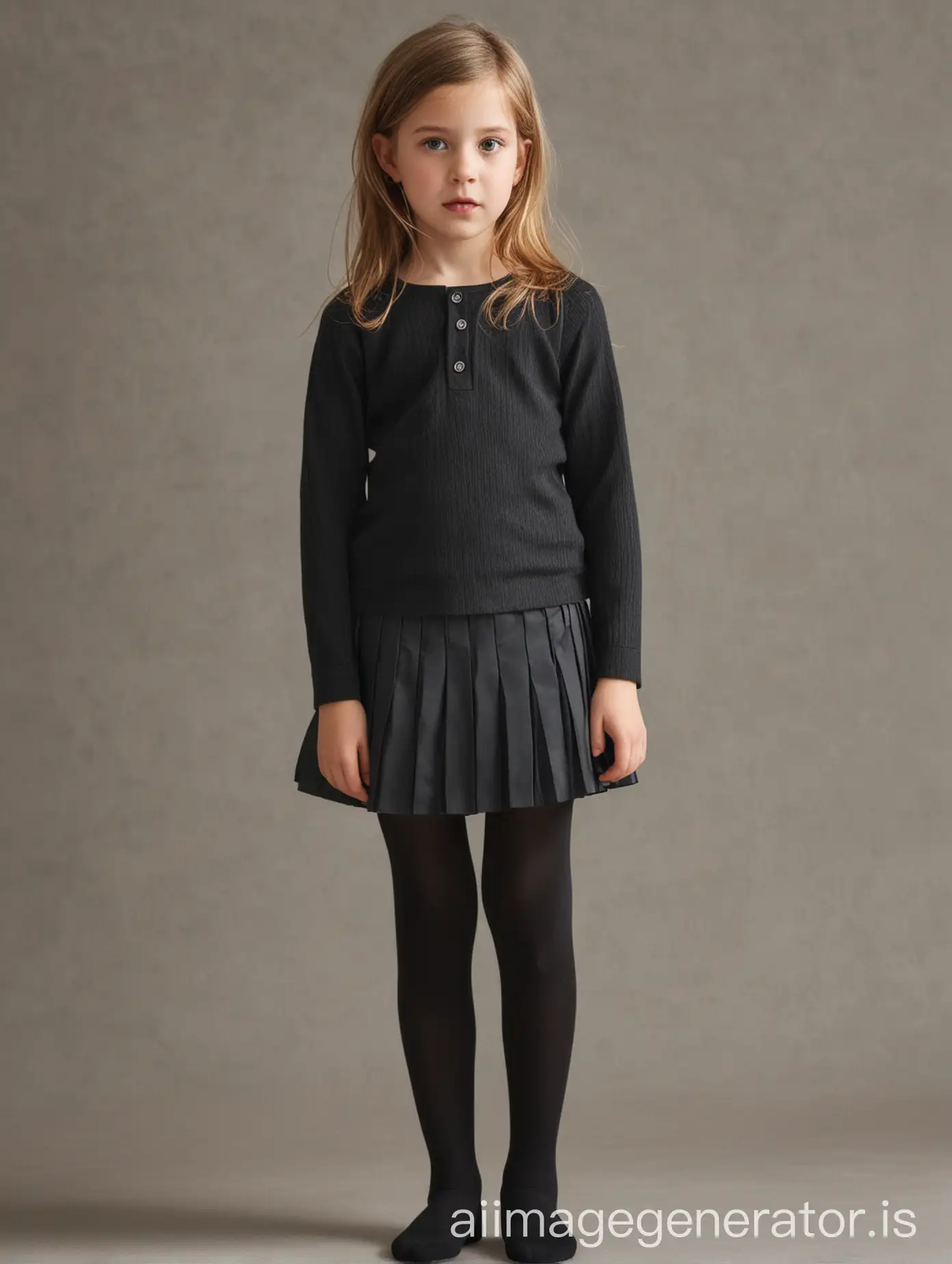 Girl-Wearing-Pressed-Pleats-Skirt-and-Black-TAI-Image-Prompt-Expansionights