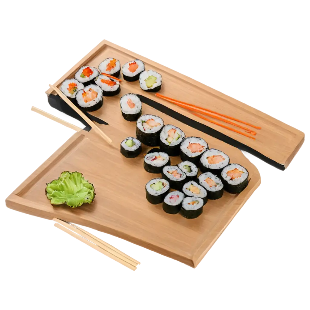 HighQualityPNG-Image-Usage-Analysis-Plateau-de-Sushi-PNG-Image-for-Culinary-and-Design-Purposes