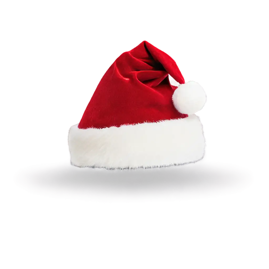 HighQuality-PNG-of-Santa-Hat-with-Red-Velvet-and-White-Fur-Trim-for-Holiday-Designs