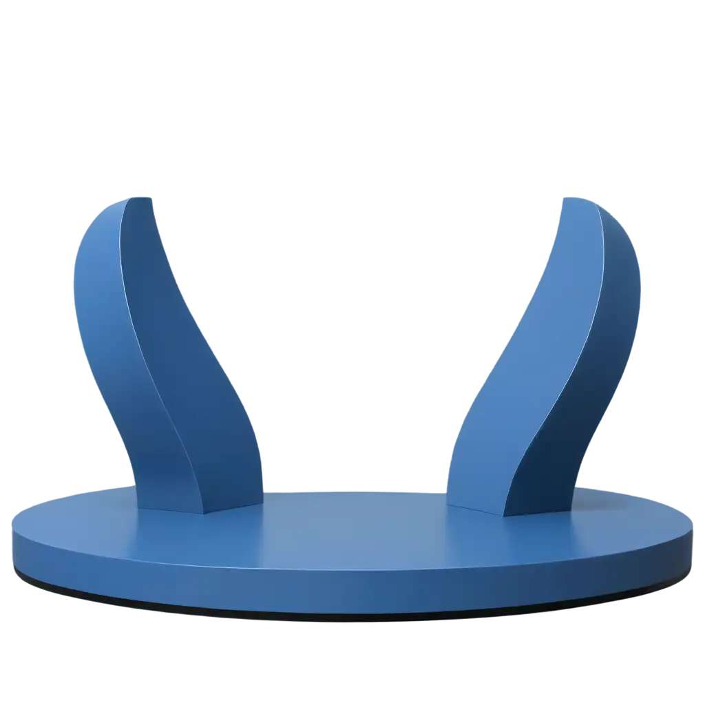 HighQuality-Blue-3D-Podium-PNG-for-Versatile-Applications