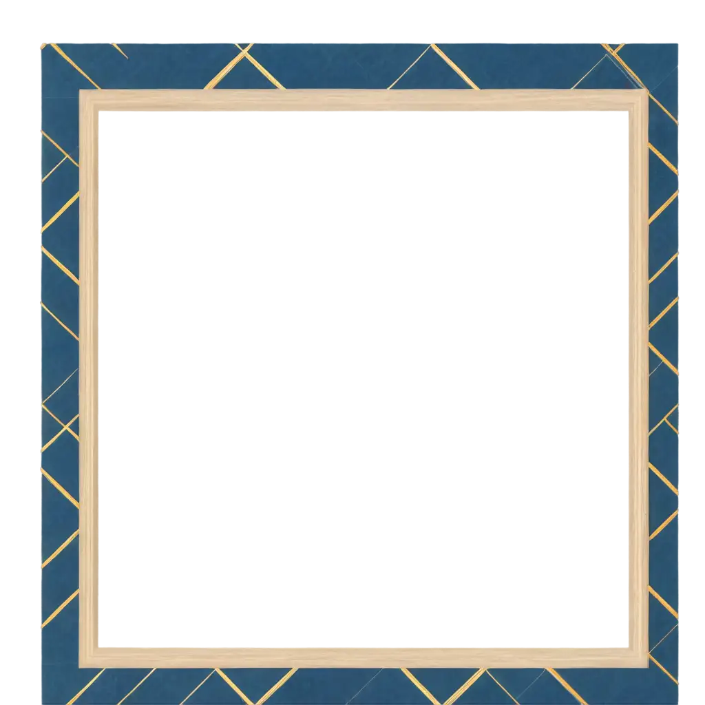 Create-a-PNG-Image-Diploma-Frame-with-Blue-Squares-and-Gold-Lines