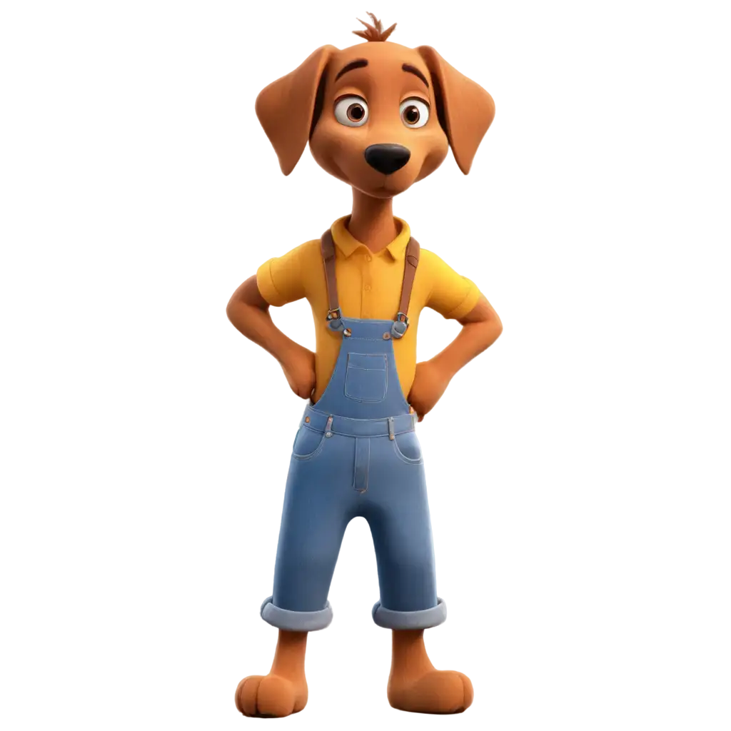 Cheerful-Cartoon-Dog-in-PixarStyle-3D-Render-PNG-Image