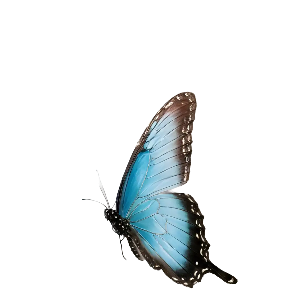 Vibrant-Blue-Butterfly-Flying-Side-View-HighQuality-PNG-Image-for-Your-Creative-Projects