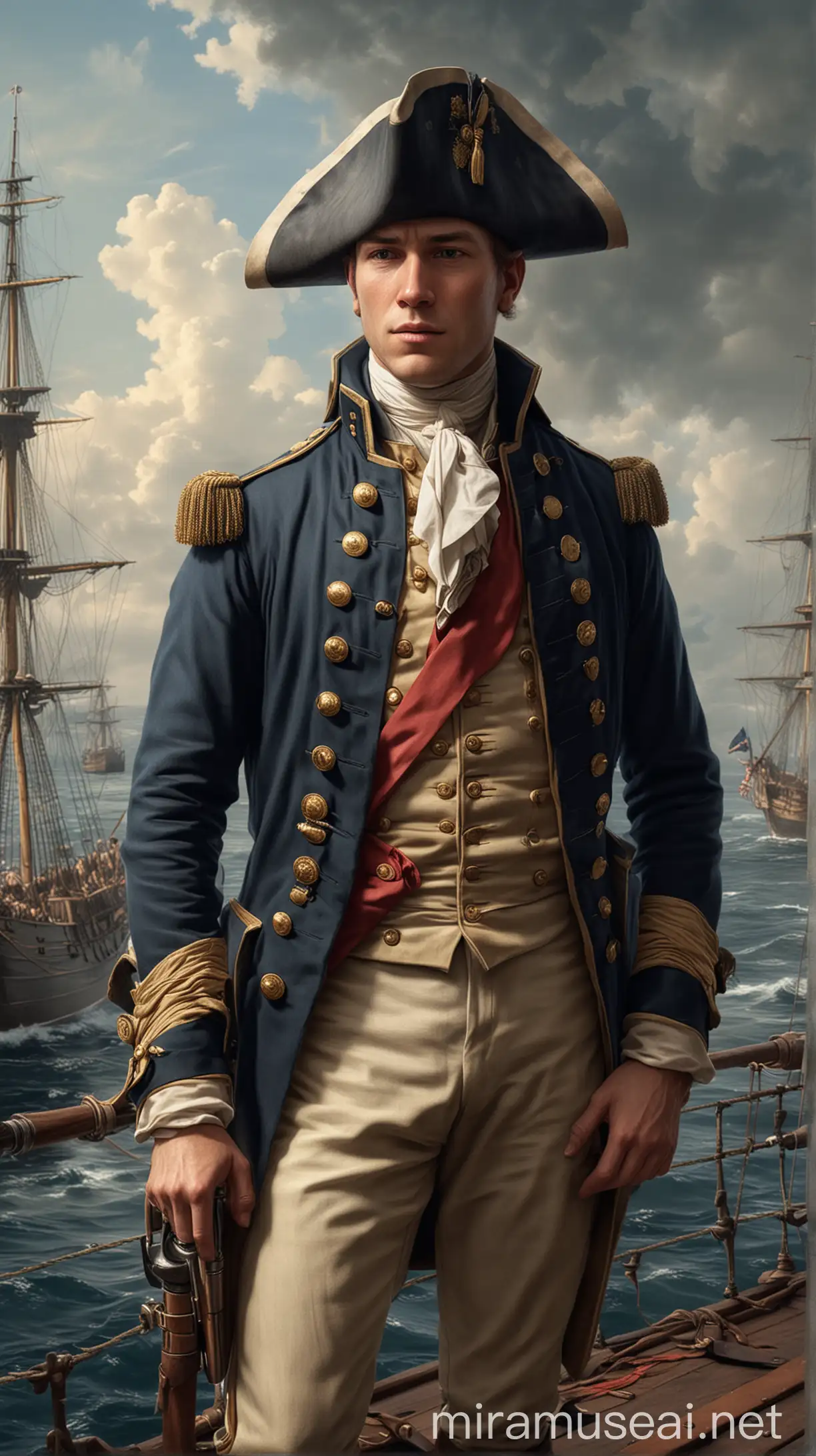 John Paul Jones Enlisting in the Continental Navy 1775