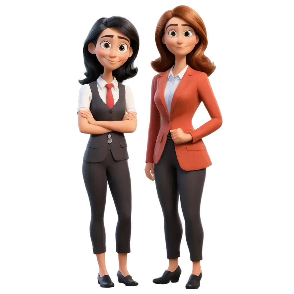 Cute-Pixar-Style-PNG-Image-of-an-Accountant-Woman-Enhance-Your-Content-with-HighQuality-Visuals