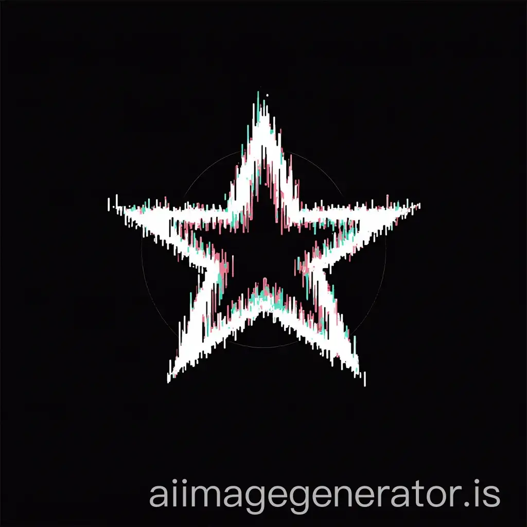 Toxic-Glitch-Star-Logo-with-Rap-Elements