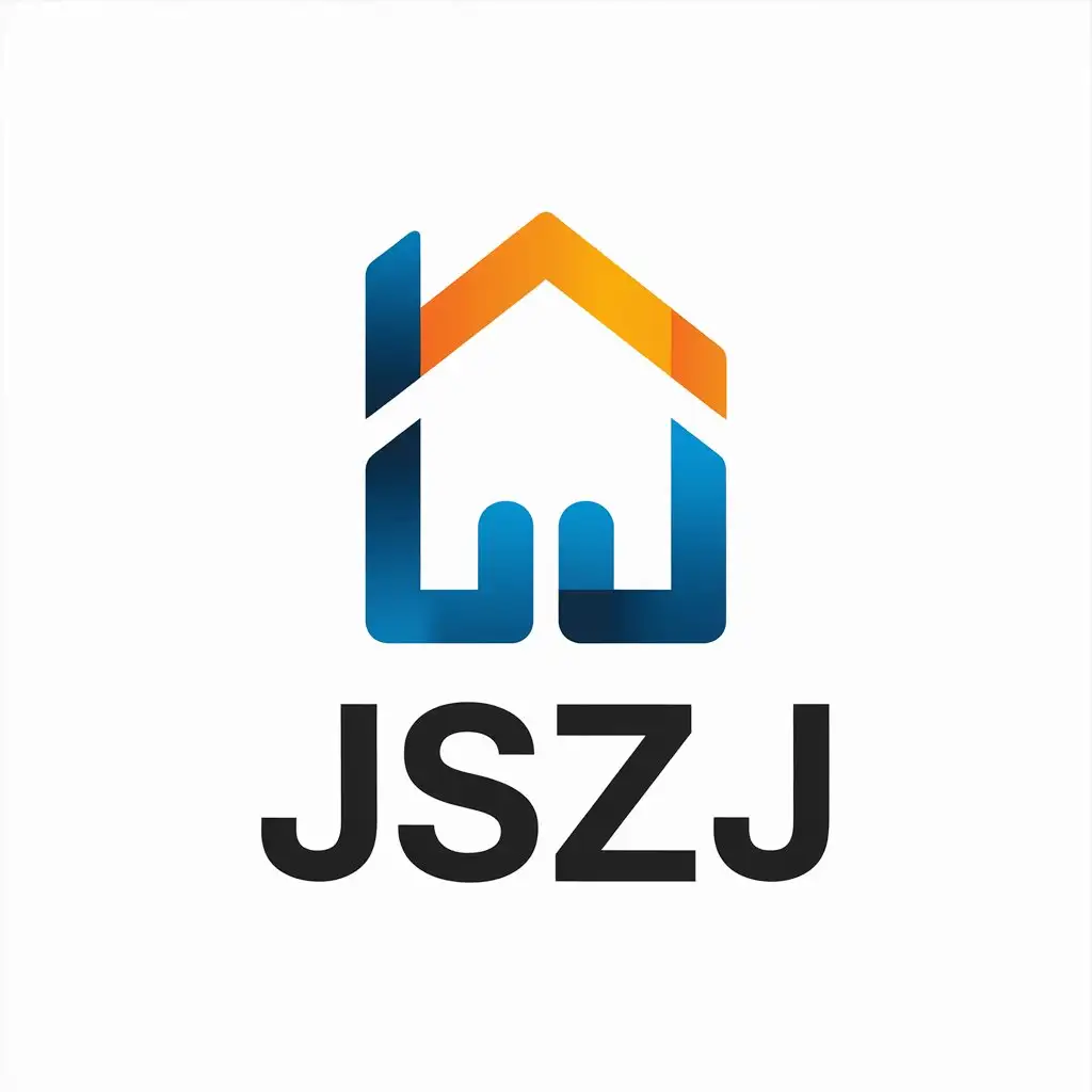 LOGO Design for JSZJ Small House Symbol with Clear Background for Versatile Industry Use