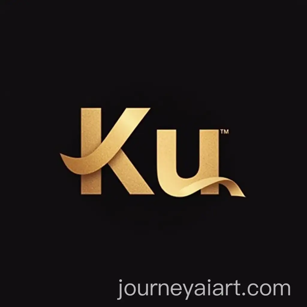 Elegant-Logo-Design-Featuring-KU-with-Gold-and-Diamond-Accents