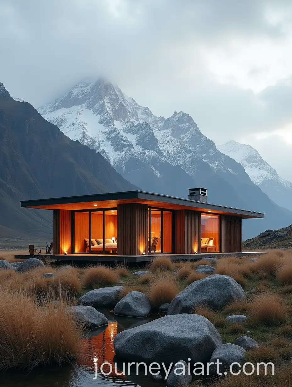 Futuristic-Modern-Cabin-Architecture-in-Patagonia-with-Renewable-Energy-Design