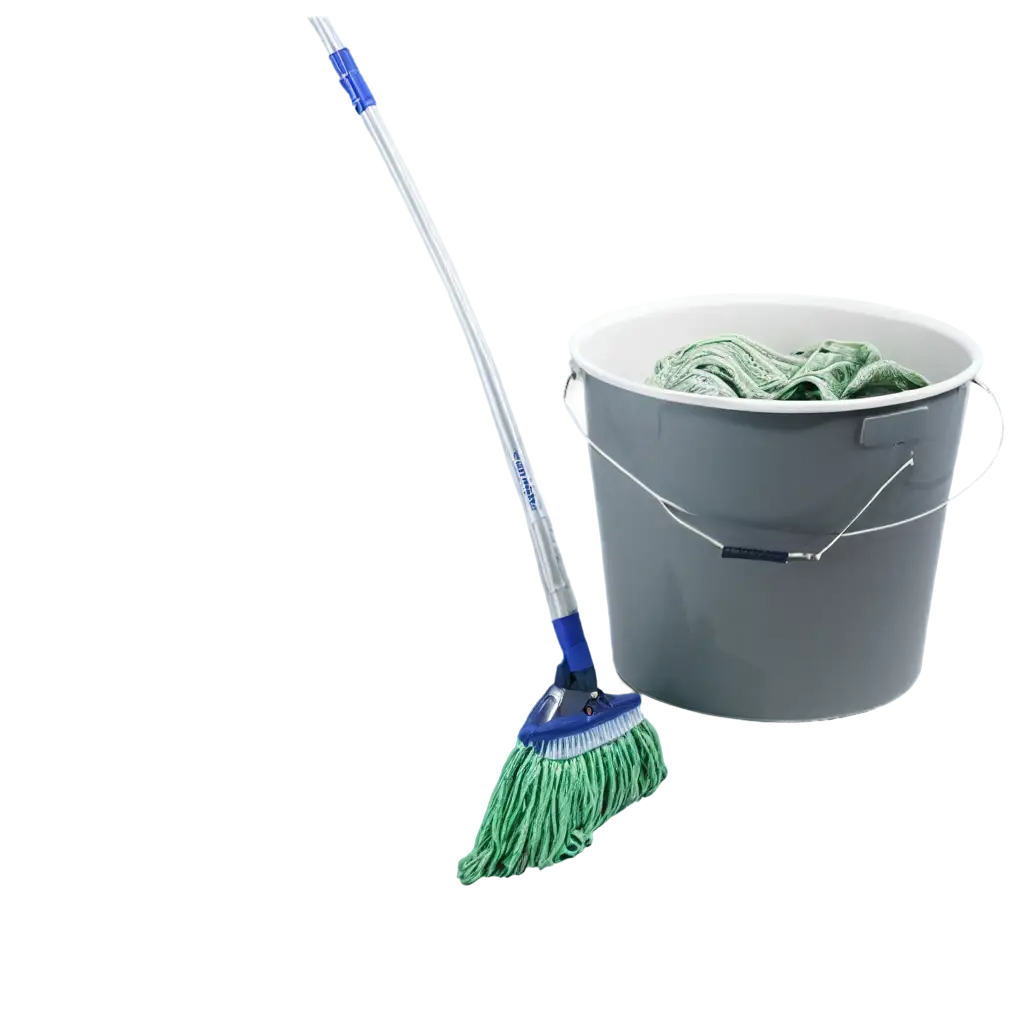 Wet-Floor-Mop-in-Bucket-with-Plastic-Cans-PNG-for-Cleaning-and-Maintenance-Imagery