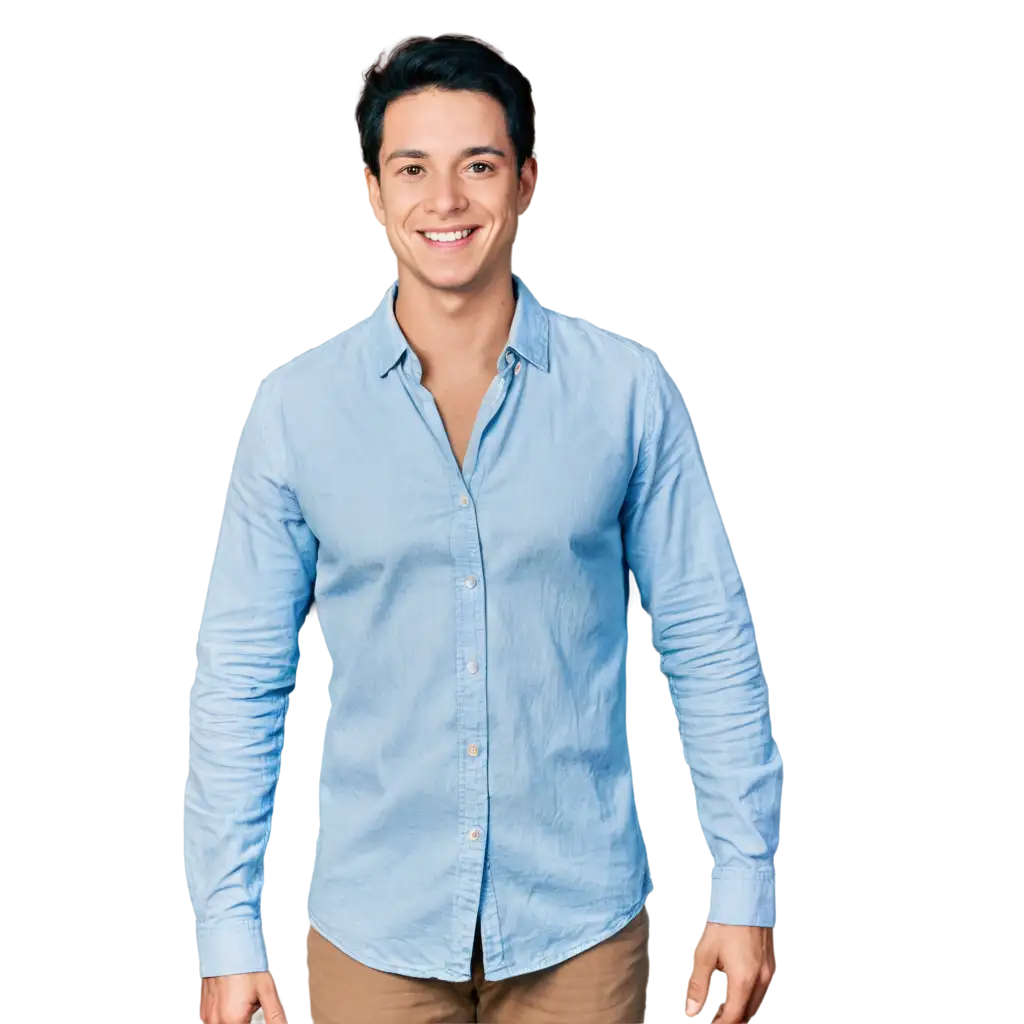 Smiling-Young-Man-in-Light-Blue-Shirt-Professional-PNG-Image-with-Transparent-Background