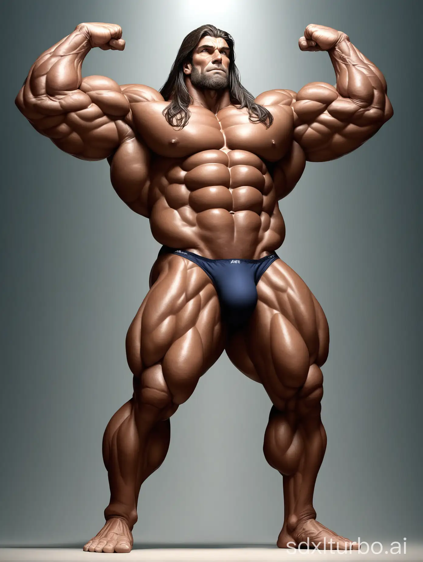 Giant-Old-Man-with-Massive-Muscles-and-Thick-Body-Posing-in-Underwear