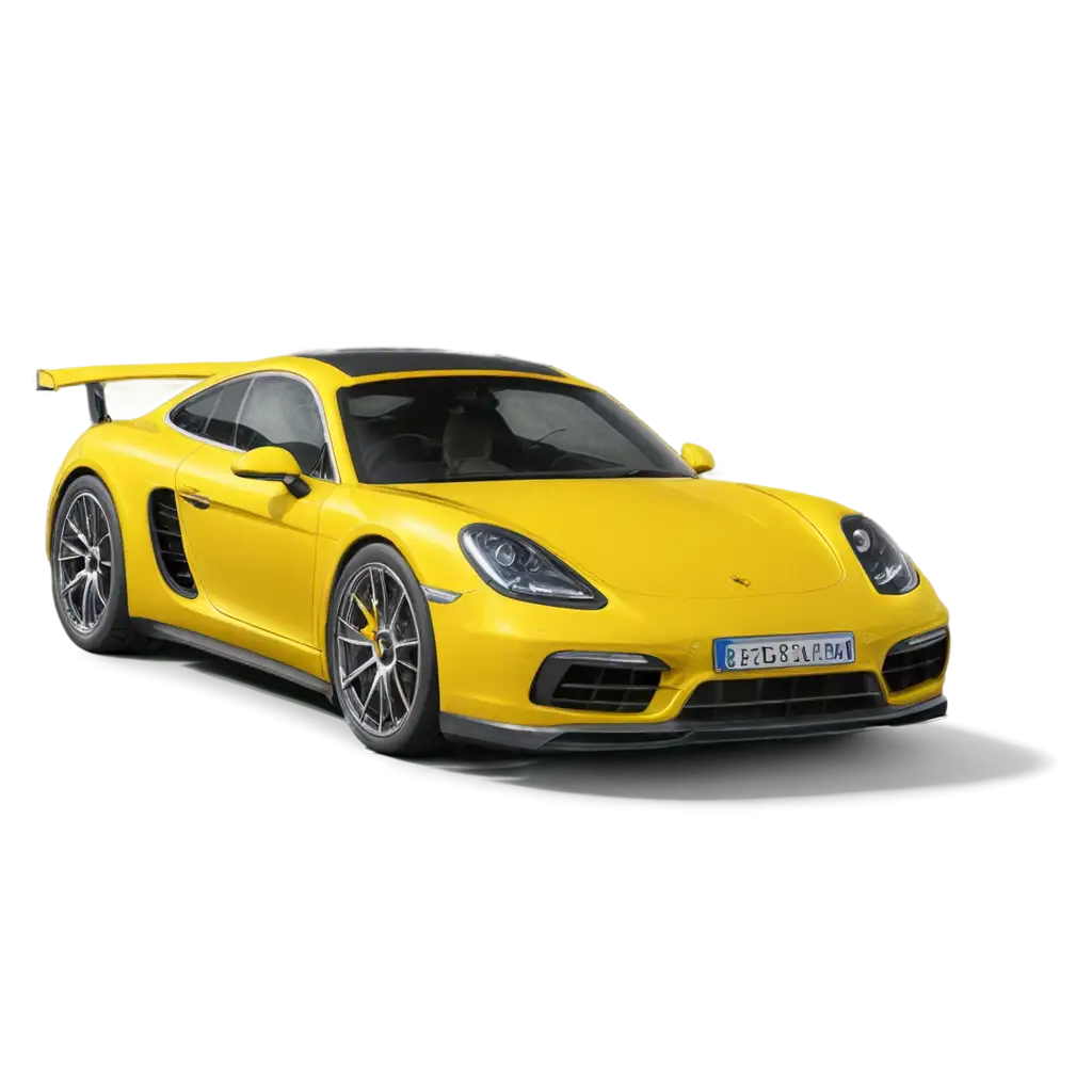 HighQuality-Yellow-Porsche-PNG-Image-for-Design-and-Marketing-Use